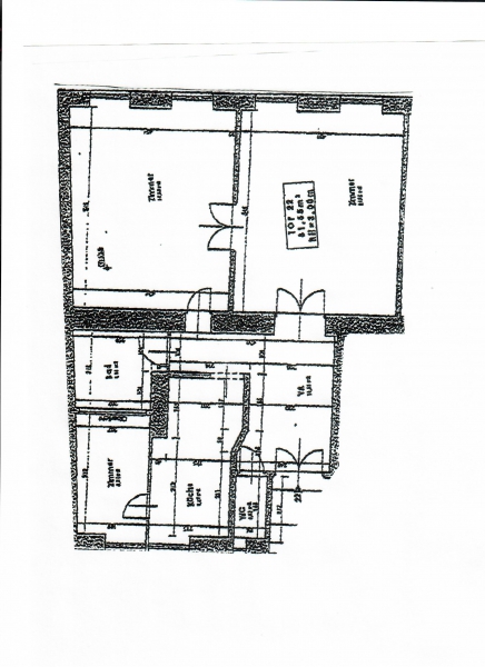 jpgcnt ---- AYRENHOFFGASSE - NUSSDORFER STRASSE, unbefristete 81 m2 Altbau,  2 Zimmer, Kabinett, Komplettküche, Wannenbad, Parketten,  /  / 1090 Wien / Bild 8