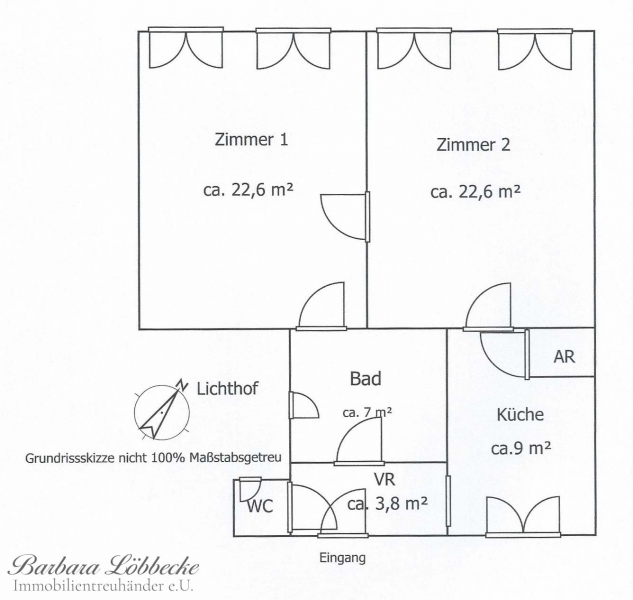 jpgcnt ---- Ideale 2 Zimmer Wohnung Nähe U1 und Donauinsel /  / 1020 Wien / Bild 3